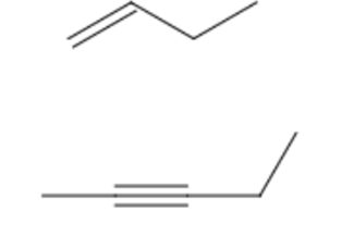 but-1-ene and pent-2-yne iupac naming example